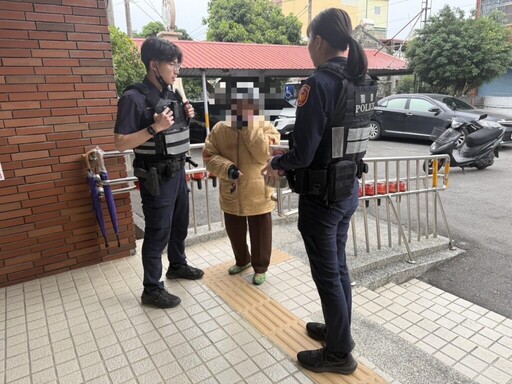 寒冬枋警急送暖 獨居阿婆得溫飽