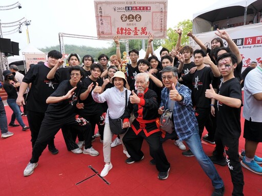結合武術戲曲與傳藝 龍華創意宋江陣勇奪全國第三名