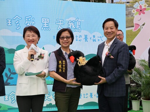東海大學七十喜迎黑天鵝 「咚咚」與「嗨嗨」成最美代言人