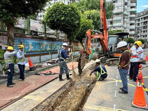 汛期大雨也不怕 中和景新街巷弄排水系統改善