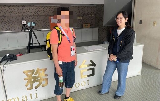 另類國民外交 新莊美女正妹警流利翻譯為外籍選手解圍