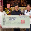 文武大眾爺聖誕 新莊地藏庵捐110萬助警勤務