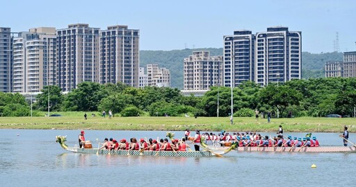 用運動歡度端午 新北市議長盃龍舟賽2千餘好手競技