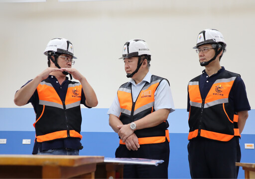 視察秀峰高中整建進度 侯盼如期115年6月底完工