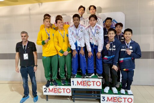 世界中學生U15運動會 新北小將奪3金7銀9銅 林口國中蘇柏陵游泳得雙金