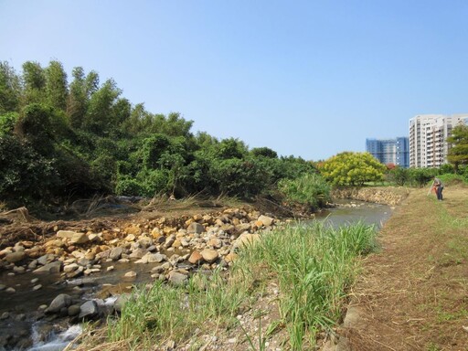 護岸強化結構與生態性 三芝溪流復建工程完工