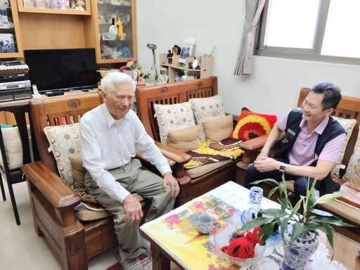關懷高齡弱勢榮民 臺北市榮服處長、總幹事送暖