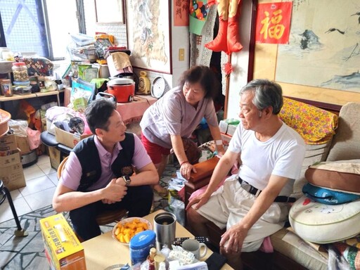 關懷高齡弱勢榮民 臺北市榮服處長、總幹事送暖