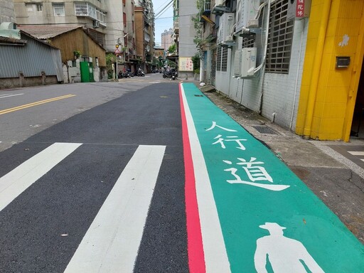 巷道拓寬活化升級 永和區信義路人車分流無煩惱