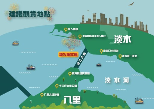 漁人碼頭仲夏繽紛樂第二波煙火秀8/17登場