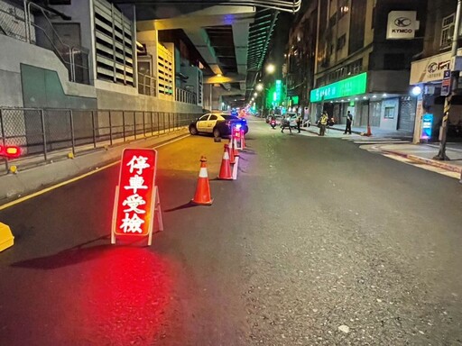 守護夜間安寧 中和警鐵腕取締改裝噪音車輛