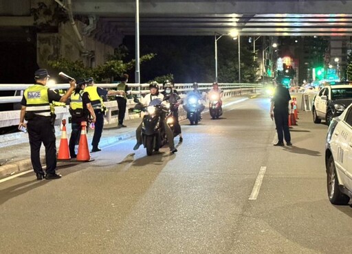 遵守交通安全荷包免失血 板橋警擴大強力取締噪音車