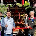參拜蘆洲湧蓮寺、林口頂福巖 劉和然祈願市政順利百姓安康
