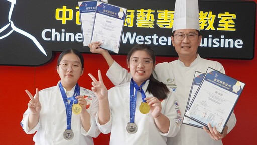 FHC中國國際烹飪藝術比賽 大葉大學餐旅學系奪2金3銀