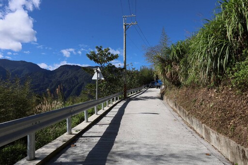 五峰雲山替代道路通車 部落與遊客安全道路