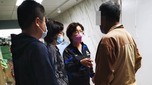 彰化3姊弟過馬路遭撞一度命危 王惠美前往醫院關心慰問