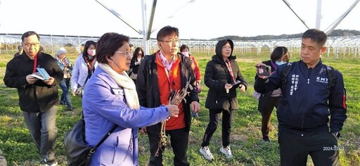 彰化縣府與農會組團取經日本千葉農場 農電共生創造多贏