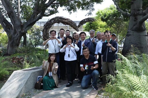 黃敏惠率隊參訪汲取臺中美樂地經驗 期待創造公園2.0無限可能