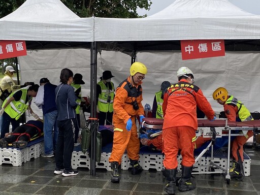 台東首次大規模災害救災動員演練 持續提升抗災韌性