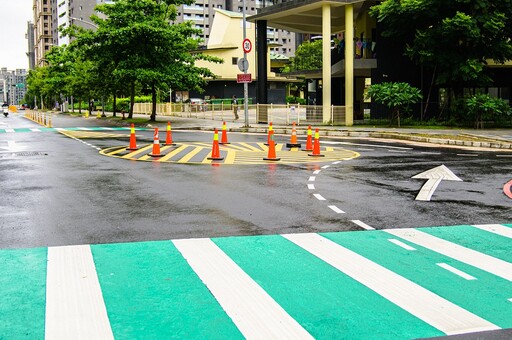 龍山東路交通改善工程完成 提供安全舒適通行環境