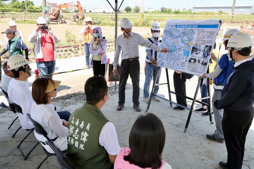 陳其邁視察湖內區防汛工程進度 力促完工提升防洪能力