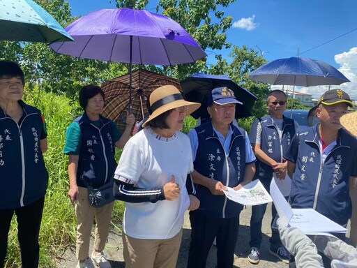 民雄鄉代表會下鄉考察民雄全民運動園區預定地