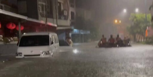 凱米颱風侵襲全台 嘉市幸未傳出重大災情
