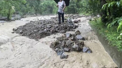 強颱凱米大雨造成嘉縣水上鄉鹿草鄉淹水及竹崎鄉土石流災情