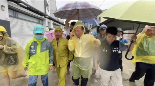 凱米颱風撲台嘉縣傳出災情 翁章梁視察水上鄉淹水情形