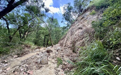 高閔琳勘查觀音山災搶進度 觀光局力拚搶通全區登山步道