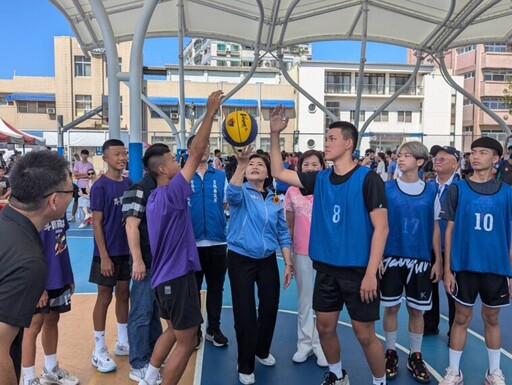 青春3對3鬥陣尬籃球 雲林縣青少年預防犯罪鬥牛爭霸賽