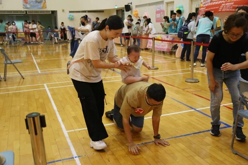 首創產後媽媽身心靈關懷 嘉市「好爸氣 • 爸主大集合」親子運動會