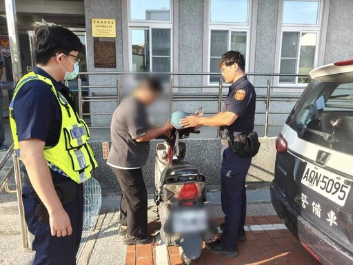 女騎士阮囊羞澀警所外徘徊 臺西警主動協助解窘境