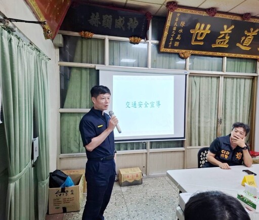 響應交通安全月 北港警加強駕駛與行人守法習慣宣導