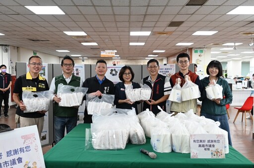 康裕成中秋暖心慰勞 防災英雄全力守護三民區市民家園