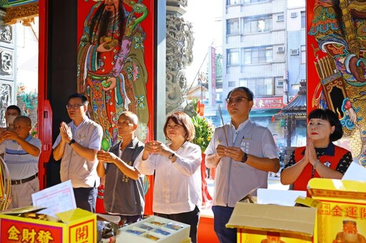 福德正神聖誕祈求國泰民安 黃敏惠參拜守護四城門土地公廟