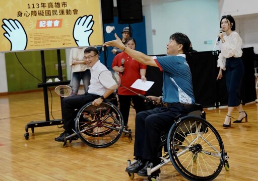 高市身障運9/22陸續登場 巴黎帕運桌球國手田曉雯鼓勵選手勇敢追夢