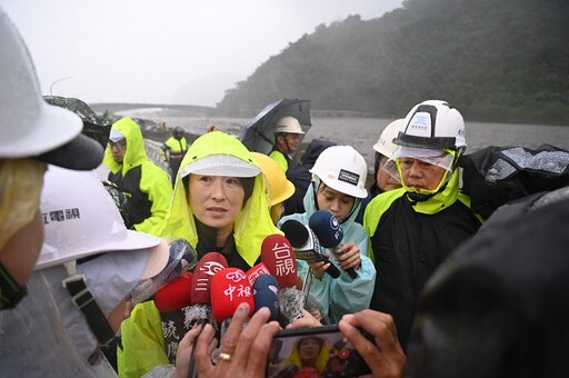 山陀兒豪雨太麻里溪水暴漲 饒慶鈴視察請相關單位監測水位