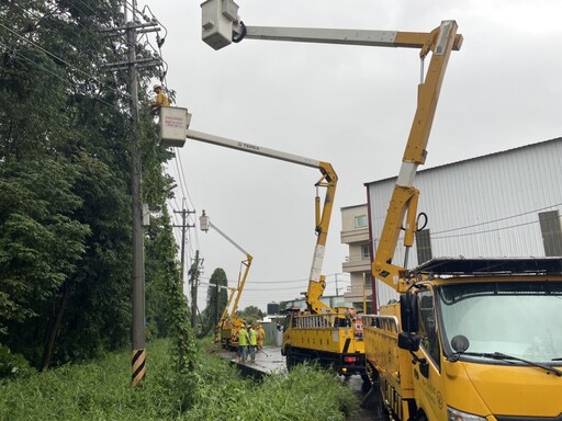 台電出動緊急搶修山陀兒零星事故 晚間可望全面復電