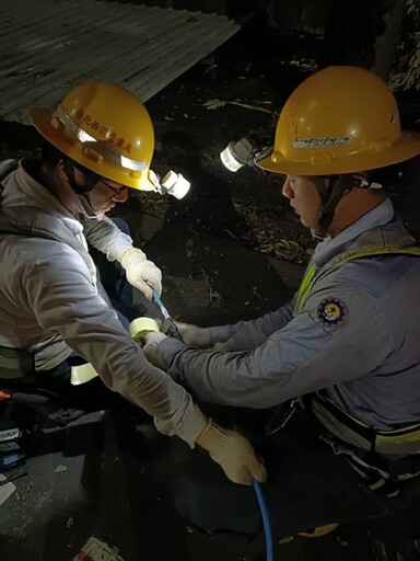 台電全台動員 力拼今晚林園汕尾養殖區復電