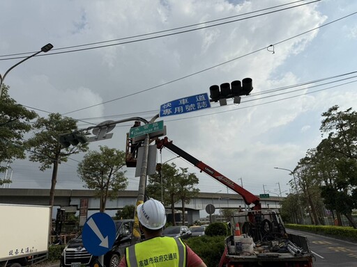 山陀兒颱風後續搶修 高雄百餘路口交通恢復正常