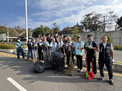 中油石化事業部X社區志工 助力林園災後清理家園