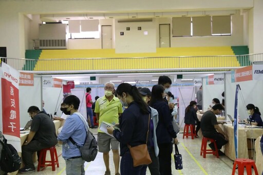 「職場嘉薪 強棒出擊」現場徵才活動10/12東區體育館登場