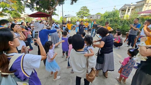 平和水岸魅影音樂會 民雄鄉平和公園親子活動氣氛熱烈溫馨