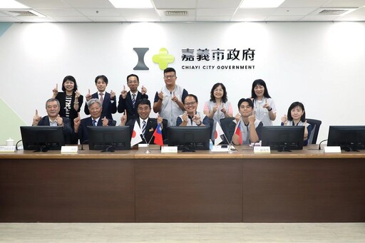 日本宮城縣加美町町長及議長拜訪嘉市 盼建立彼此友好關係