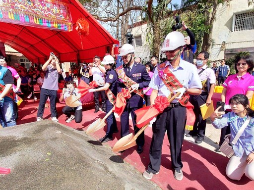 三條崙治安守護新地標 喜迎三崙派出所整建工程動土典禮