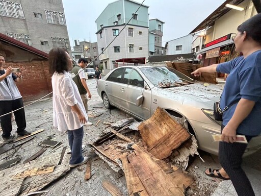 2天10震 翁章梁勘查中埔地震災情將協助儘速復原