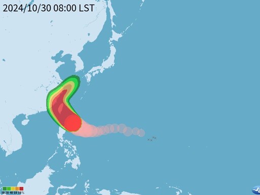 康芮已登陸預計今31日20時彰化雲林附近出海 強風豪雨勿外出