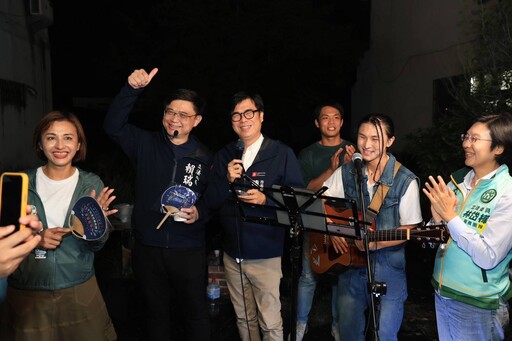 陳其邁出席美濃水圳漫旅藝術節 台日工藝點亮百年水圳