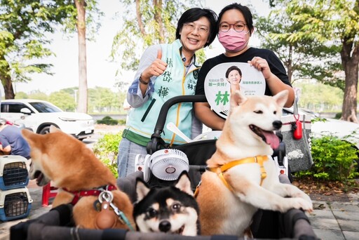 林岱樺推動犬貓血庫 強化動物健康保障